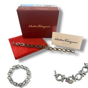 Salvatore Ferragamo Gancini Chain Bracelet